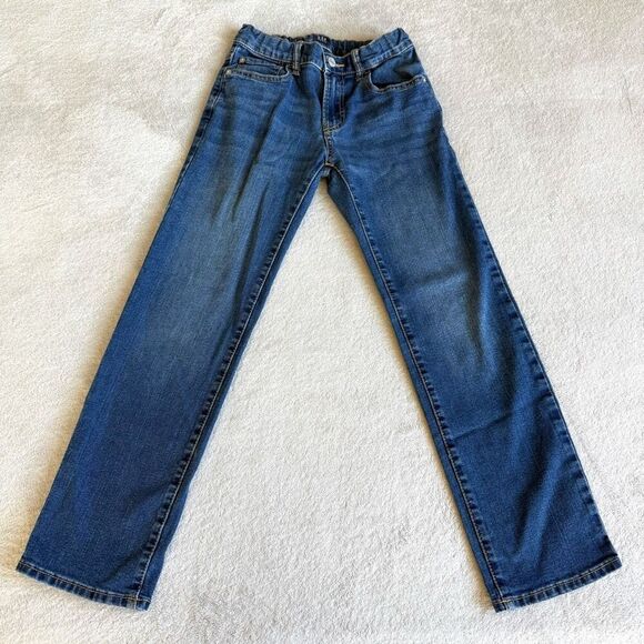 NWOT Gap Kids Regular Straight Leg Medium Blue Jeans - Picture 1 of 5